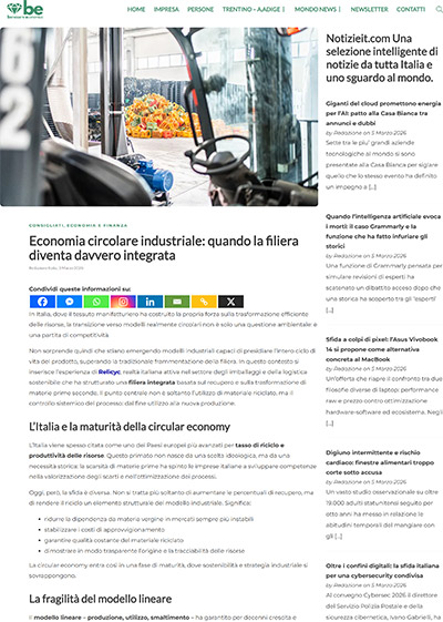 Relicyc rassegna stampa 2026