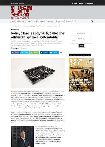 Relicyc rassegna stampa 2026