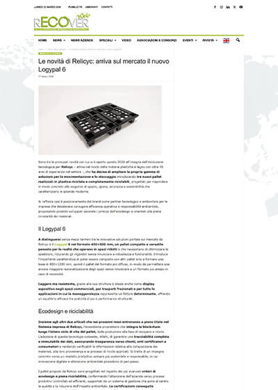Relicyc rassegna stampa 2026