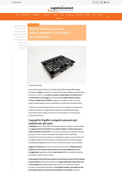 Relicyc rassegna stampa 2026