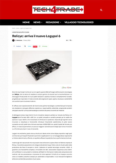 Relicyc rassegna stampa 2026