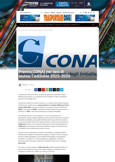 Relicyc rassegna stampa 2026