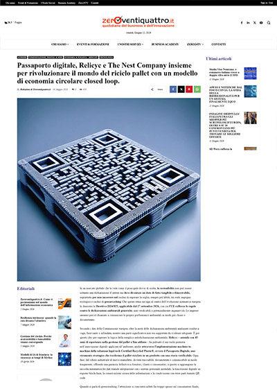 Relicyc rassegna stampa 2026