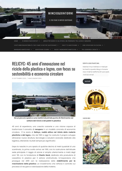 Relicyc rassegna stampa 2026